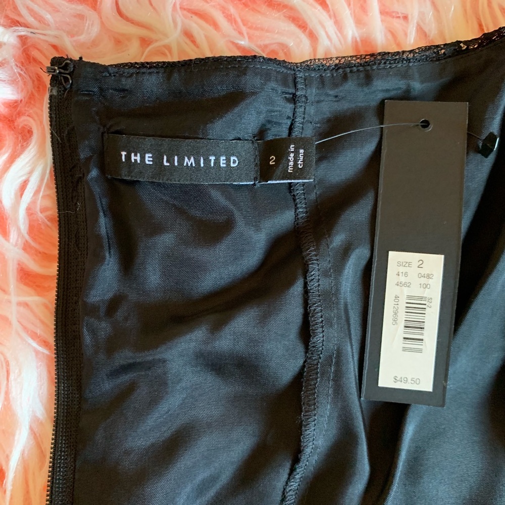 THE LIMITED black lace strapless zip up top NWT - Picture 15 of 16